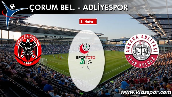 Çorum Bel. 2 - Adliyespor 2