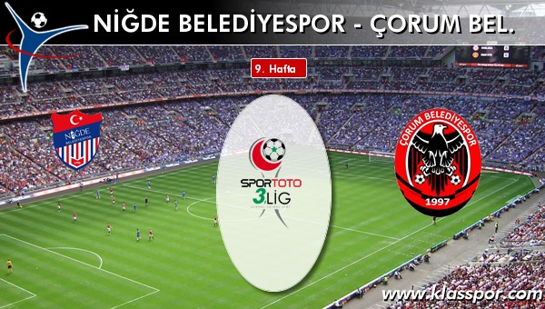 Niğde Belediyespor 1 - Çorum Bel. 1