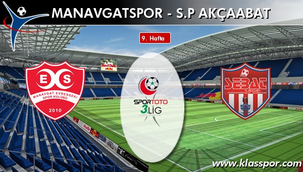 İşte Manavgatspor - SP Akçaabat maçında ilk 11'ler