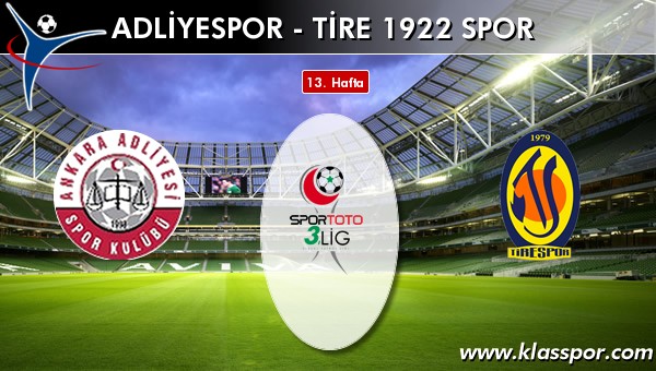 Adliyespor 4 - Tire 1922 Spor 1