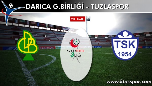 İşte Darıca G.Birliği - Tuzlaspor maçında ilk 11'ler