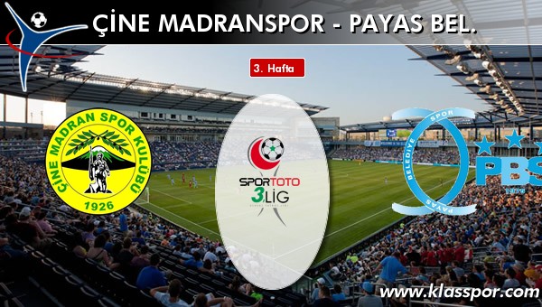 Çine Madranspor 1 - Payas Bel. 2