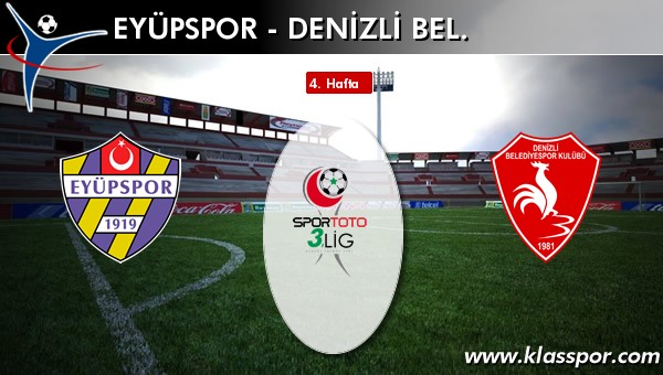 İşte Eyüpspor - Denizli Bel. maçında ilk 11'ler