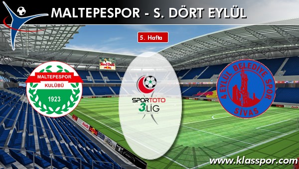 Maltepespor 0 - S. Dört Eylül 3