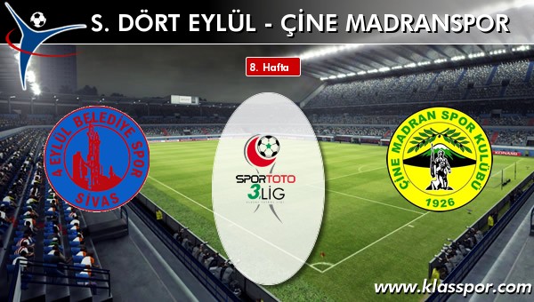 S. Dört Eylül - Çine Madranspor maç kadroları belli oldu...