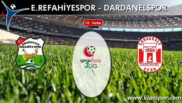 E. Refahiyespor 0 - Dardanelspor 0