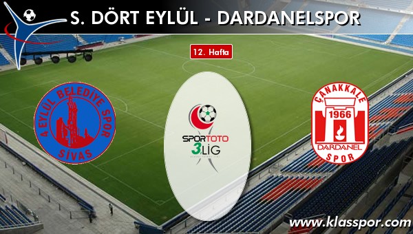 S. Dört Eylül 0 - Dardanelspor 2