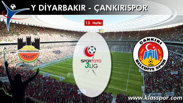 İşte Yeni Diyarbakır - Çankırıspor maçında ilk 11'ler