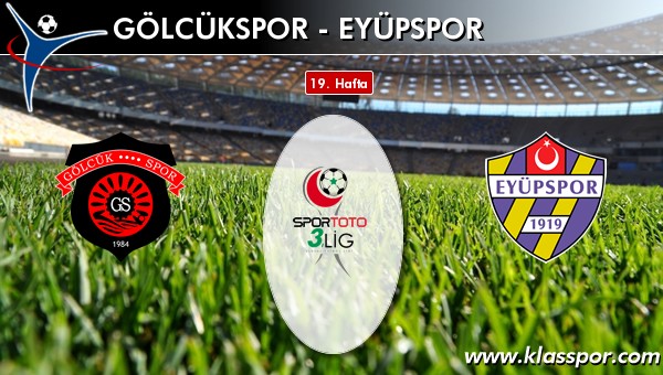 Gölcükspor - Eyüpspor sahaya hangi kadro ile çıkıyor?