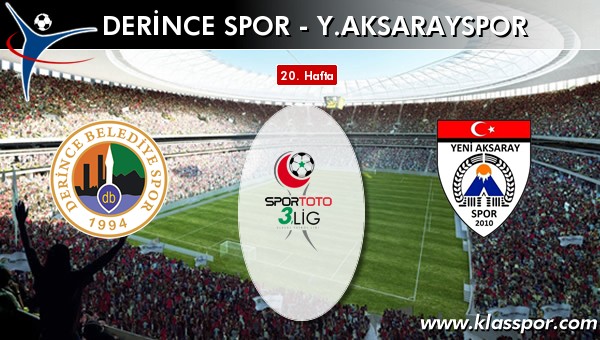 Derince Spor - Y. Aksarayspor sahaya hangi kadro ile çıkıyor?