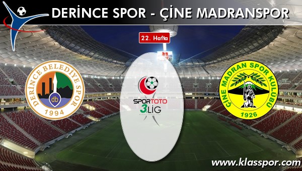 Derince Spor - Çine Madranspor sahaya hangi kadro ile çıkıyor?