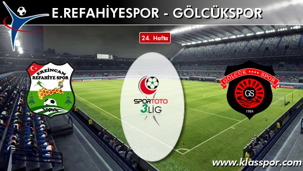 E. Refahiyespor - Gölcükspor maç kadroları belli oldu...