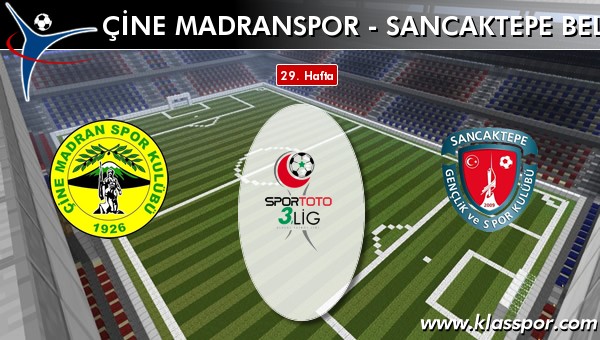 Çine Madranspor - Sancaktepe Bel. maç kadroları belli oldu...