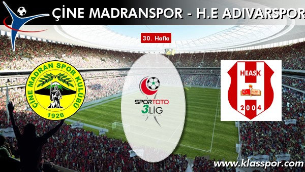 İşte Çine Madranspor - H.E. Adıvarspor maçında ilk 11'ler