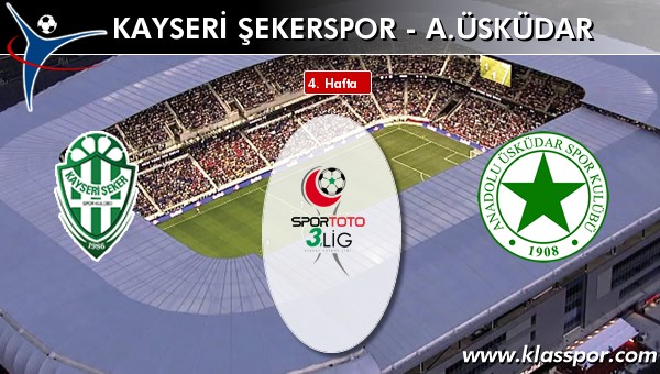 Kayseri Şekerspor 3 - A. Üsküdar 0