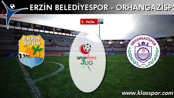 Erzin Belediyespor - Orhangazispor maç kadroları belli oldu...