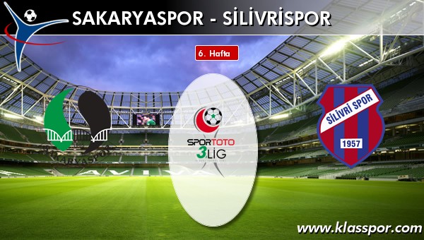Sakaryaspor - Silivrispor maç kadroları belli oldu...