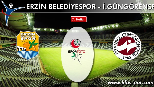 İşte Erzin Belediyespor - İ. Güngörenspor maçında ilk 11'ler