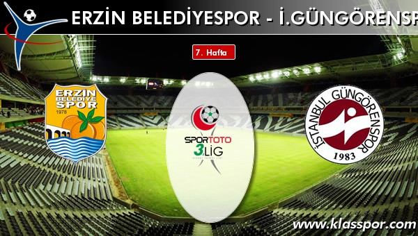 Erzin Belediyespor 3 - İ. Güngörenspor 1