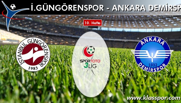 İ. Güngörenspor 1 - Ankara Demirspor 3