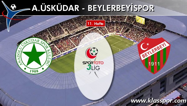 A. Üsküdar 0 - Beylerbeyispor 1