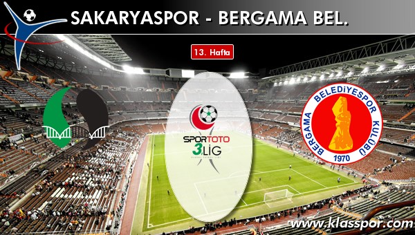 İşte Sakaryaspor - Bergama Bel. maçında ilk 11'ler