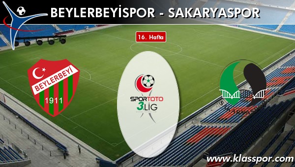 Beylerbeyispor - Sakaryaspor sahaya hangi kadro ile çıkıyor?