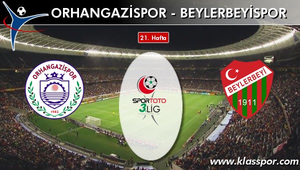 Orhangazispor - Beylerbeyispor maç kadroları belli oldu...