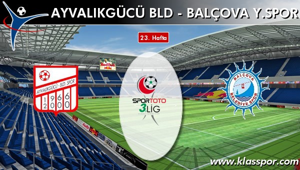 İşte Ayvalıkgücü Bld - Balçova Y.spor maçında ilk 11'ler