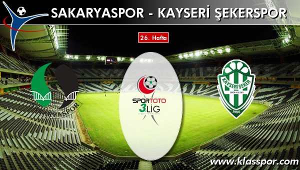 İşte Sakaryaspor - Kayseri Şekerspor maçında ilk 11'ler