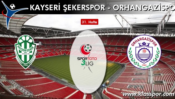 Kayseri Şekerspor - Orhangazispor sahaya hangi kadro ile çıkıyor?