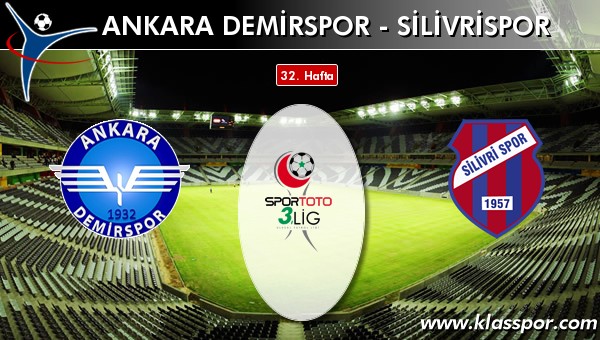 Ankara Demirspor - Silivrispor maç kadroları belli oldu...