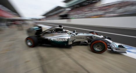 Rosberg, Japonya'da ilk cepte