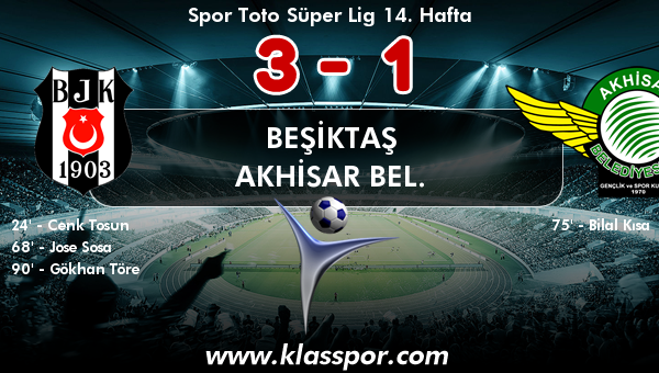Beşiktaş 3 - Akhisar Bel. 1