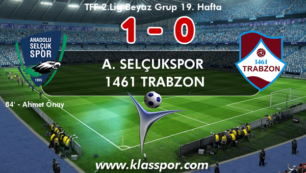 A. Selçukspor 1 - 1461 Trabzon 0