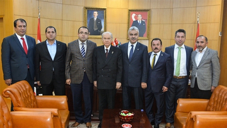 Ankaragücü'nden Devlet Bahçeli'ye ziyaret..