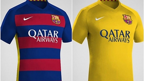 Barcelona'nın yeni forma tasarımını bir Katalan kulübü kullanıyor