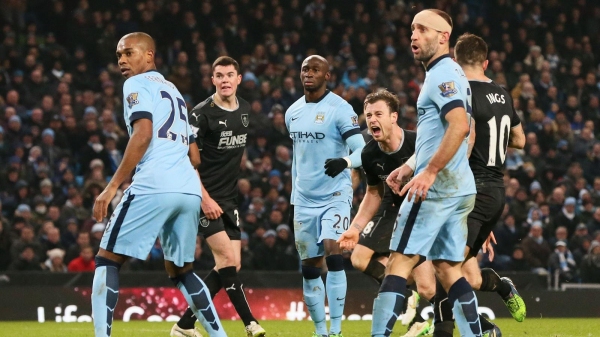 Manchester City: 2 - Burnley: 2