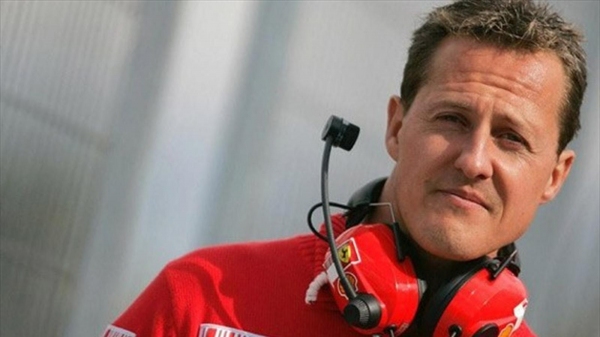 Schumacher çocuklarını görünce ağladı