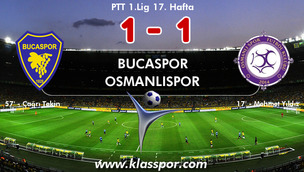 Bucaspor 1 - Osmanlıspor 1