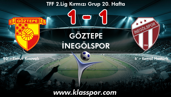 Göztepe 1 - İnegölspor 1