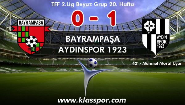 Bayrampaşa 0 - Aydınspor 1923 1