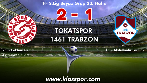 Tokatspor 2 - 1461 Trabzon 1