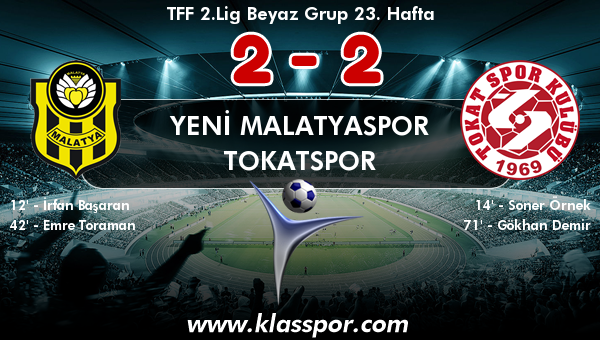 Yeni Malatyaspor 2 - Tokatspor 2