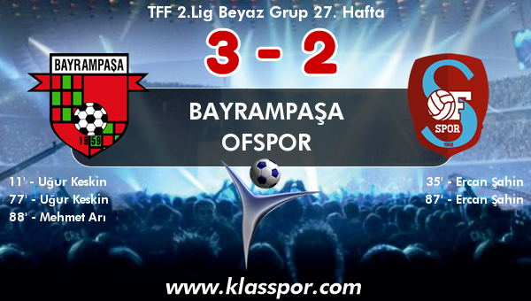 Bayrampaşa 3 - Ofspor 2