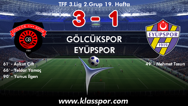Gölcükspor 3 - Eyüpspor 1