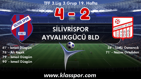 Silivrispor 4 - Ayvalıkgücü Bld 2
