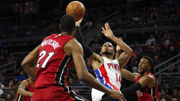 Detroit Pistons: 108 - Miami Heat: 91