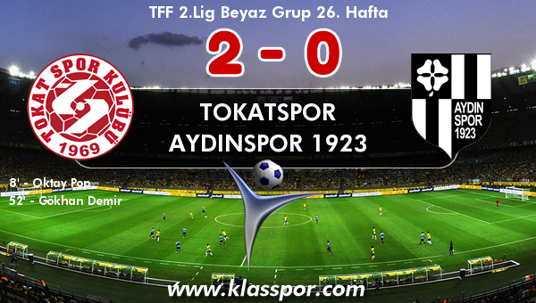 Tokatspor 2 - Aydınspor 1923 0