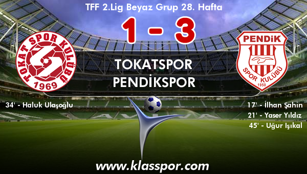 Tokatspor 1 - Pendikspor 3